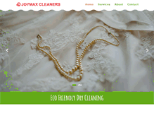 Tablet Screenshot of joymaxcleaners.com
